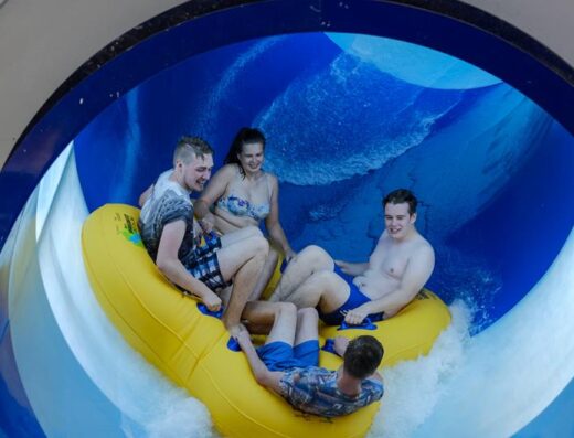 Alpamare Waterpark Flume Slide Inside