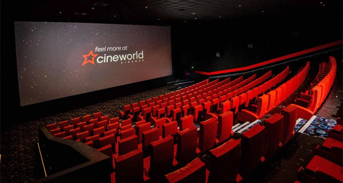 Cineworld Auditorium Logo On Screen